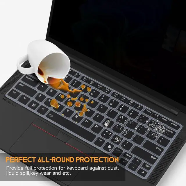 Alt view image 6 of 7 - Keyboard Cover for 2026 2025 Lenovo Thinkpad T14 T14s Gen 6/Gen 5 14", Thinkpad L14 P14s Gen 7/Gen 6/Gen 5 14", Thinkpad E14 Gen 7 14", US Layout (NOT Fit T14 T14s L14 P14s Gen 4/3/2/1, E14 Gen 6/5/4)