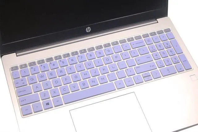 Alt view image 5 of 5 - Keyboard Skin Compatible for 15.6" HP Laptop 15-fc 15-fd 15t-fd 15z-fc, HP Pavilion 15 15-eg/eh/er 15t-eg200/eg300 15z-eh300, HP Pavilion 17z-cp000 17z-ca200 17-cn/cp Series (Purple Blue)