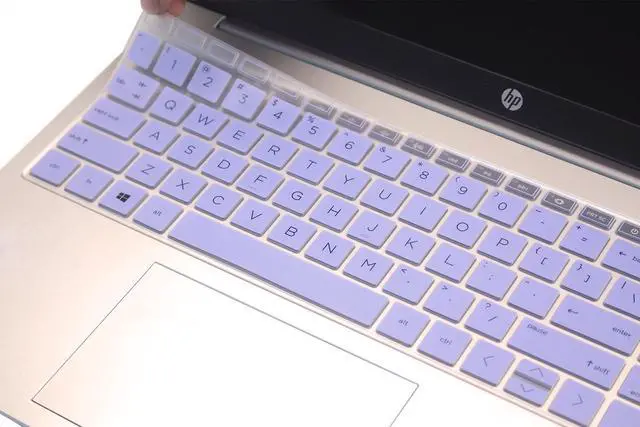 Main image of Keyboard Skin Compatible for 15.6" HP Laptop 15-fc 15-fd 15t-fd 15z-fc, HP Pavilion 15 15-eg/eh/er 15t-eg200/eg300 15z-eh300, HP Pavilion 17z-cp000 17z-ca200 17-cn/cp Series (Purple Blue)