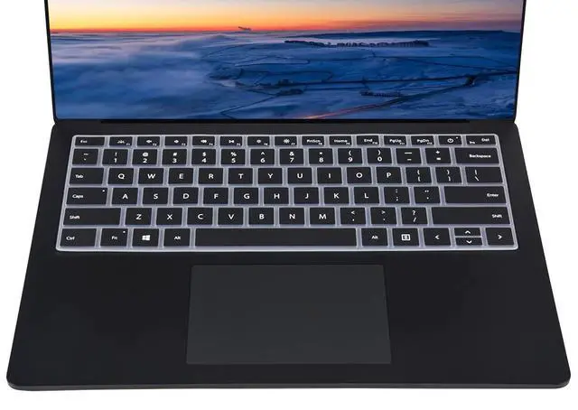 Alt view image 3 of 7 - Keyboard Cover for 2023-2019 Microsoft Surface Laptop 6/5/4/3 & Surface Book 3 13.5" & 15" Keyboard Protector Accessories(Not Fit Surface Laptop 7 2024 2025), Black