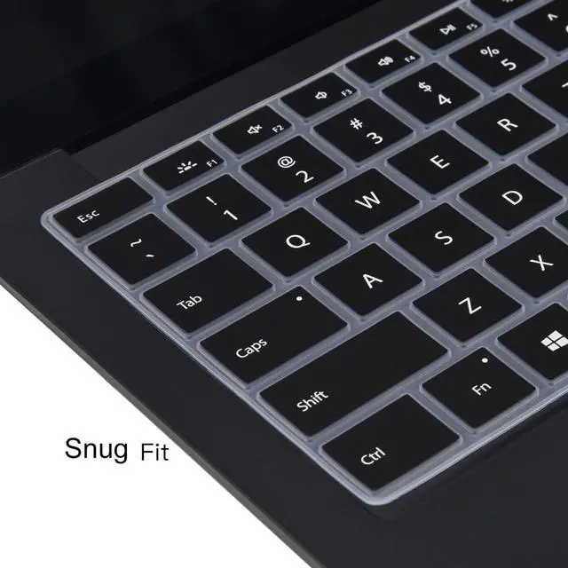 Alt view image 4 of 7 - Keyboard Cover for 2023-2019 Microsoft Surface Laptop 6/5/4/3 & Surface Book 3 13.5" & 15" Keyboard Protector Accessories(Not Fit Surface Laptop 7 2024 2025), Black
