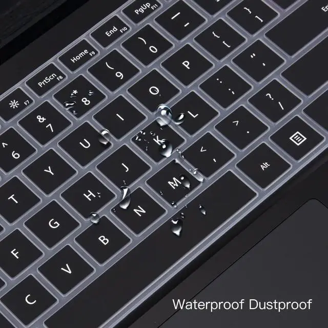 Alt view image 6 of 7 - Keyboard Cover for 2023-2019 Microsoft Surface Laptop 6/5/4/3 & Surface Book 3 13.5" & 15" Keyboard Protector Accessories(Not Fit Surface Laptop 7 2024 2025), Black