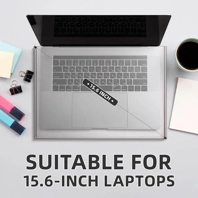 Alt view image 3 of 7 - 15.6inch Laptop Keyboard Covers Acrylic Keyboard Cover Cat Laptop KeyboardProtector Transparent Protector for Desktop