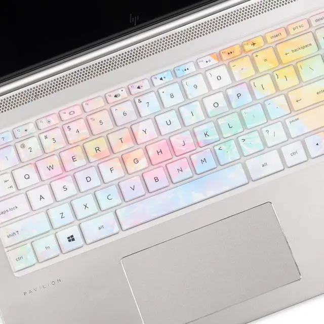 Alt view image 3 of 6 - Keyboard Cover for HP Pavilion x360 14 & HP Laptop 14 14-dk 14m-dh 14-dq 14-fq 14-cd/ce/cf 14t-dh200 14-dq0052dx 14-dq2053cl 14-dk0002dx 14m-dh1003dx 14t-dq300 14m-cd0003dx 14-fq0013dx 14-cf0006dx
