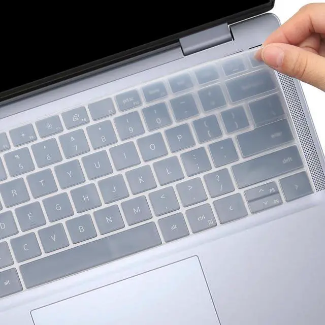Alt view image 5 of 7 - Keyboard Cover for Dell 14 Plus DB04250 DB04255 DB14250 DB14255,Dell Inspiron 14 5440 7441 7440 7445 14" & Inspiron 16 7640 16" Laptop US Layout (Not Fit:Dell 14S & 14 DA14250 Premium) -Clear