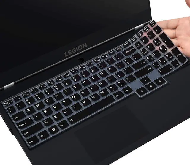 Main image of Keyboard Cover for Lenovo Legion Pro 5 5i 7 7i (Gen 8/9) 16" / Legion Pro 9i Gen 9 16/Legion 9 16IRX9/Legion Slim 7 7i(Gen9/Gen 8/7/6) 15.6, Legion 5 5i 5p 5pi 7i 15.6 17.3 / LOQ 15.6" 16"-Black