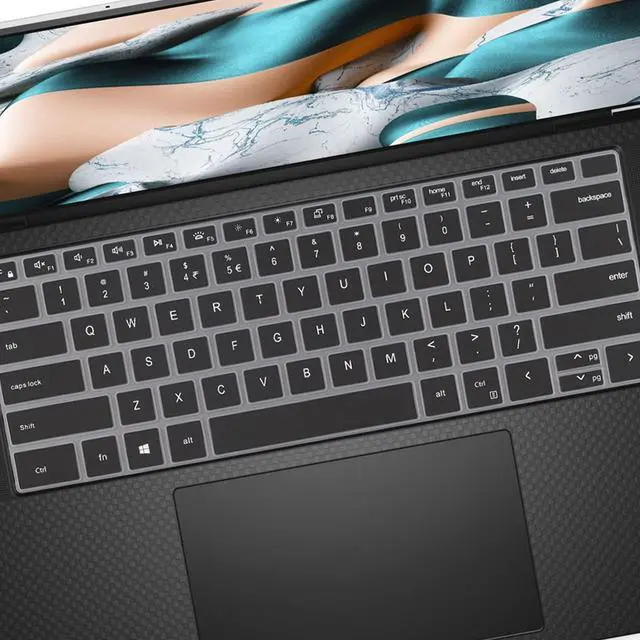 Alt view image 4 of 7 - Keyboard Cover for 2025-2022 Dell XPS 15 9500 9510 9520 9530 15.6 Inch & XPS 17 9720 9700 9710 9730 17 Inch & DELL Precision 5770 5570 5760 5560 15.6" 17.3" US Layout (NOT FIT XPS 13 14 16 inch)