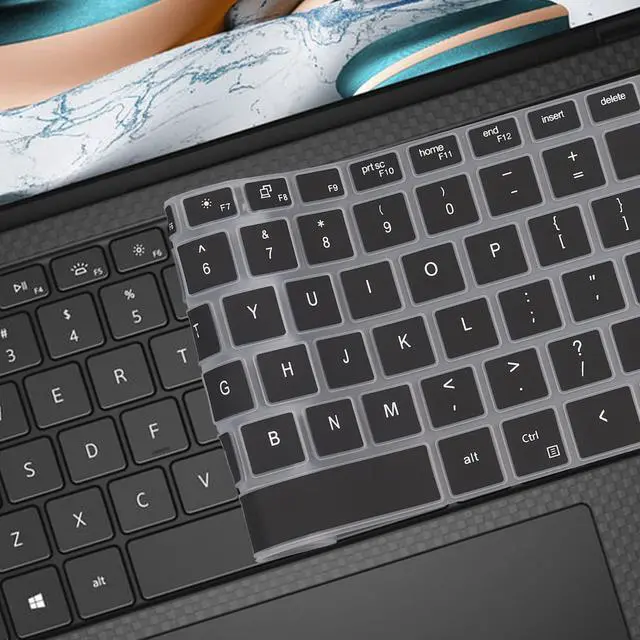 Alt view image 6 of 7 - Keyboard Cover for 2025-2022 Dell XPS 15 9500 9510 9520 9530 15.6 Inch & XPS 17 9720 9700 9710 9730 17 Inch & DELL Precision 5770 5570 5760 5560 15.6" 17.3" US Layout (NOT FIT XPS 13 14 16 inch)