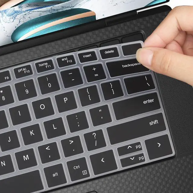 Alt view image 5 of 7 - Keyboard Cover for 2025-2022 Dell XPS 15 9500 9510 9520 9530 15.6 Inch & XPS 17 9720 9700 9710 9730 17 Inch & DELL Precision 5770 5570 5760 5560 15.6" 17.3" US Layout (NOT FIT XPS 13 14 16 inch)