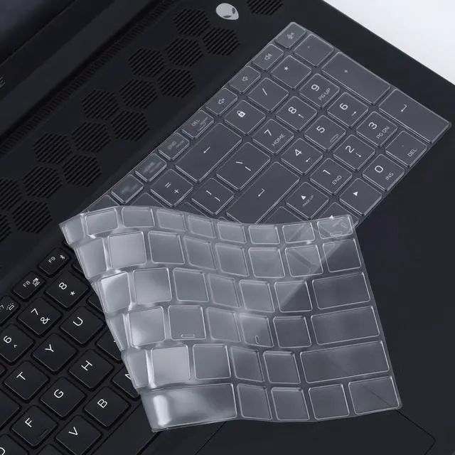 Alt view image 4 of 6 - Keyboard Cover for 18" Dell Alienware 18 Area-51 AA18250 Gaming Laptop, Alienware 18 Area-51 Keyboard Skin Protector - TPU