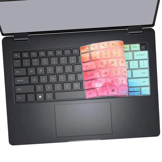 Alt view image 6 of 6 - Keyboard Cover for 2026 2025 Dell Pro 14 PC14250/14255,Pro 14Plus PB14250/14255,Pro 14Max MC14250/14255 14 inch Laptop (NOT FIT Dell Pro 14 PA14250) US Protective Keyboard Skin-Colorful