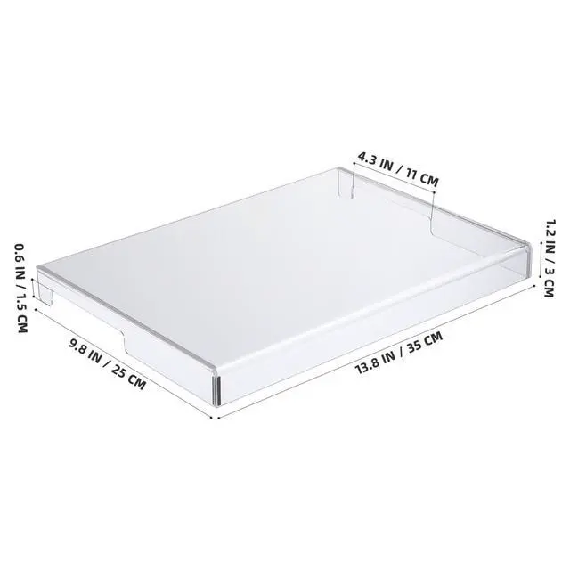 Alt view image 3 of 7 - Clear Acrylic Keyboard Cover Protector Anti-Cat, 14 in Laptop Keyboard Dust Cover Computer Transparent Mechanical Laptop Protector Case, 13.8x9.8x0.6 inch