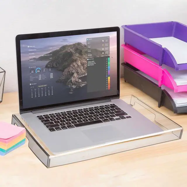 Alt view image 2 of 7 - 15.6inch Laptop Acrylic Keyboard Cover Anti-Cat Laptop Keyboard Cover Clear Mechanical Keyboard Dust Cover Computer Transparent Waterproof Protector Case for Home School Office