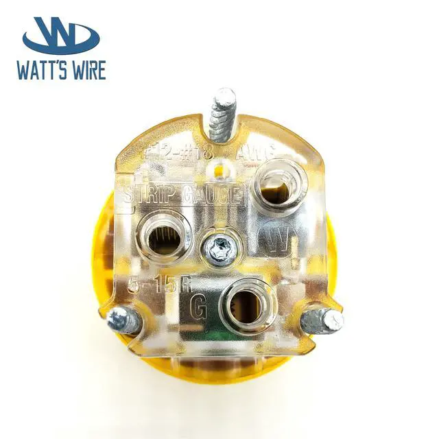 Alt view image 6 of 7 - Extension Cord Ends Male and Female 5 Set, 15 Amp 125 Volt NEMA 5-15 Heavy Duty Replacement Plug and Connector Set, UL Listed