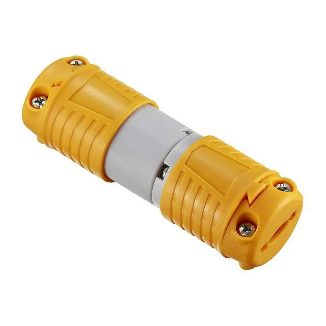 Alt view image 7 of 7 - Extension Cord Ends Male and Female, 15 Amp 125 Volt Heavy Duty Replacement Plug & Connector Set, Straight Blade Plugs Grounding Type/ETL Listed (5 Set)