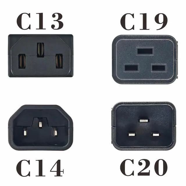 Alt view image 6 of 6 - Rewireable IEC 320 C13 C14 Plug Receptor - Tool-Free DIY Connector for PDU/UPS/PC | 10A 120V