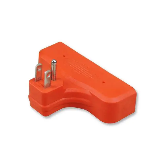 Alt view image 2 of 5 - 3-Prong 3-Outlet Extender Adapter, Heavy Duty Triple Grounding Outlet, 5 Pack