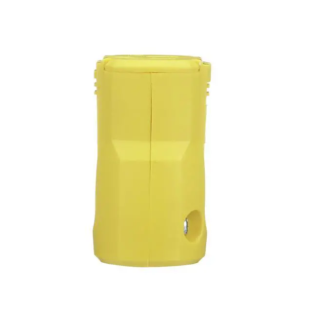 Alt view image 5 of 6 - AH5969Y 15-Amp 125-Volt Heavy Duty Grade Quick Grip Connector, Yellow