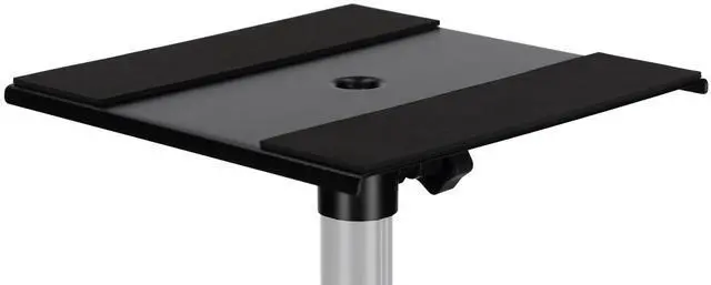 Main image of ACC5 Laptop/Projector/Monitor Shelf, Fits 35MM Pole Mount Speaker Stands, 9.45" x 9" Platform, Foam Padding, 66 lbs. Capacity, for DJ/Pro Audio