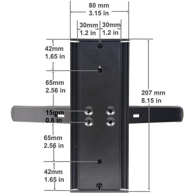 Alt view image 4 of 6 - DVD DVR VCR Wall Mount Bracket for DVD Player DDS Receiver Blu-Ray Media VCR Stereo Cable Box - Adjustable Electronic Component Shelf Holder 1XU