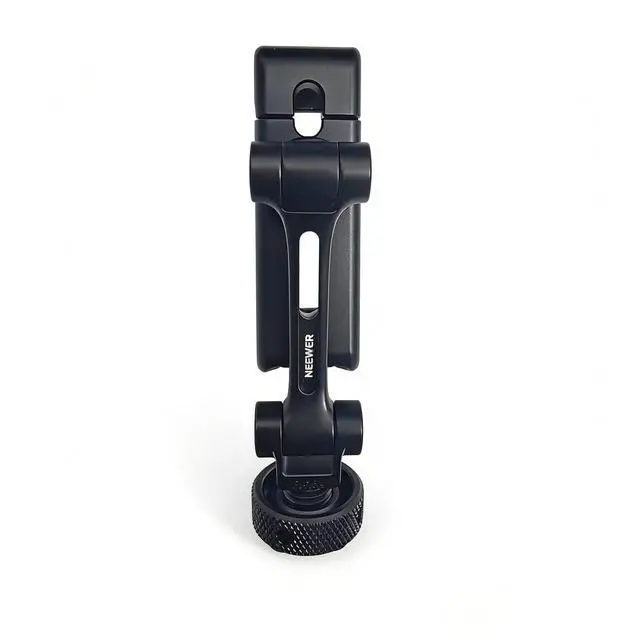 Alt view image 4 of 7 - Universal Cell Phone Stand Holder with Cold Shoe, 1/4" Thread, 360° Swivel, 180° Tilt, 3 Axis Tripod Mount Adapter Compatible with iPhone Android Samsung Camera Cage Top Handle, PA154