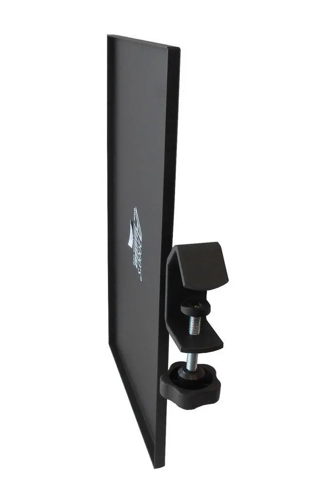Alt view image 2 of 3 - AST424Z Audio Video Device Heavy Duty Holder/Tray for Flat Panel TV/Monitor Stands and Speaker Stands with Tube Diameter of 1/2" to 2-1/2"