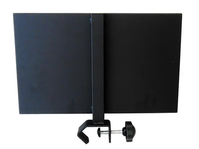 Alt view image 3 of 3 - AST424Z Audio Video Device Heavy Duty Holder/Tray for Flat Panel TV/Monitor Stands and Speaker Stands with Tube Diameter of 1/2" to 2-1/2"