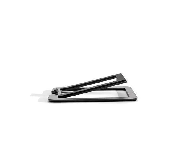 Alt view image 3 of 6 - DS2M Metal Speaker Stands Pair Steel Desktop Speaker Stands for Bookshelf Speakers, Gaming and Studio Audio - Black