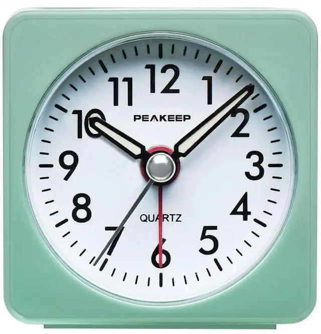 Main image of Ultra Small, Battery Travel Alarm Clock with Snooze and Light