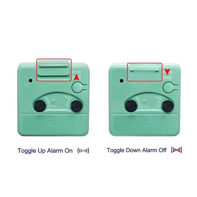 Alt view image 4 of 7 - Ultra Small, Battery Travel Alarm Clock with Snooze and Light