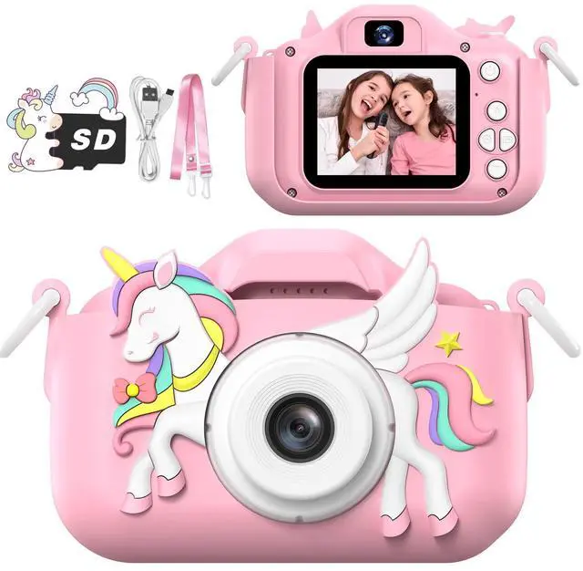 Main image of Children's Camera Toys for Girls & Boys, 3-12 Years - 1080P HD Video Kids Digital Camera - Perfect for Christmas & Birthday Gifts