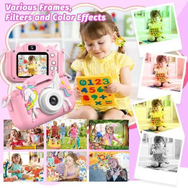 Alt view image 5 of 7 - Children's Camera Toys for Girls & Boys, 3-12 Years - 1080P HD Video Kids Digital Camera - Perfect for Christmas & Birthday Gifts