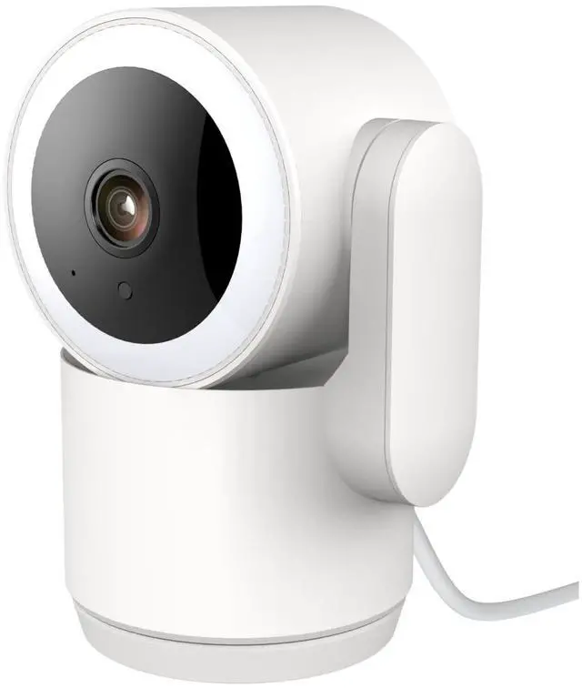 Main image of 2K Indoor Cameras for Home Security, 2.4GHz & 5GHz WiFi, 360-Degree Pan-Tilt, Built-in Spotlight, Human Auto Tracking, Siren, Pet/Dog/Baby Camera with Phone app, White (2026 Upgrade Version)
