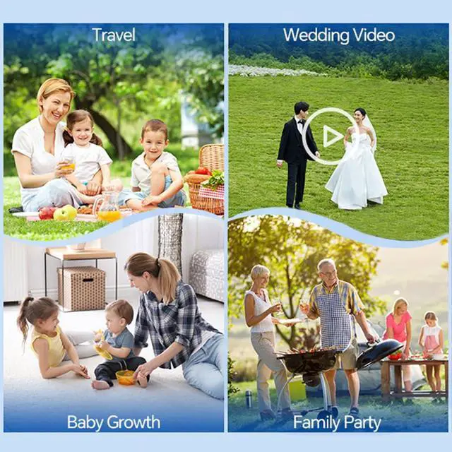 Alt view image 7 of 7 - 4K Video Camera Camcorder, 42MP Vlogging Camera for YouTube with 32GB SD Card, 2 Batteries, 3" 270° Rotating Screen, 18X Digital Zoom, Remote Control, Webcam for Live Streaming