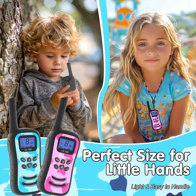 Alt view image 6 of 7 - Rechargeable Walkie Talkies for Kids 4 Pack for Outdoor Camping Hiking