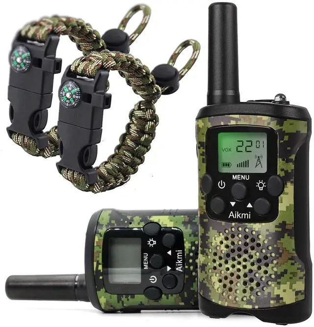 Main image of Walkie Talkies for Kids 22 Channel 2 Way Radio 3 Miles Long Range Handheld Walkie Talkies Durable Toy Best Birthday Gifts for 6 Year Old Boys and Girls fit Adventure Game Camping (Green Camo 1)