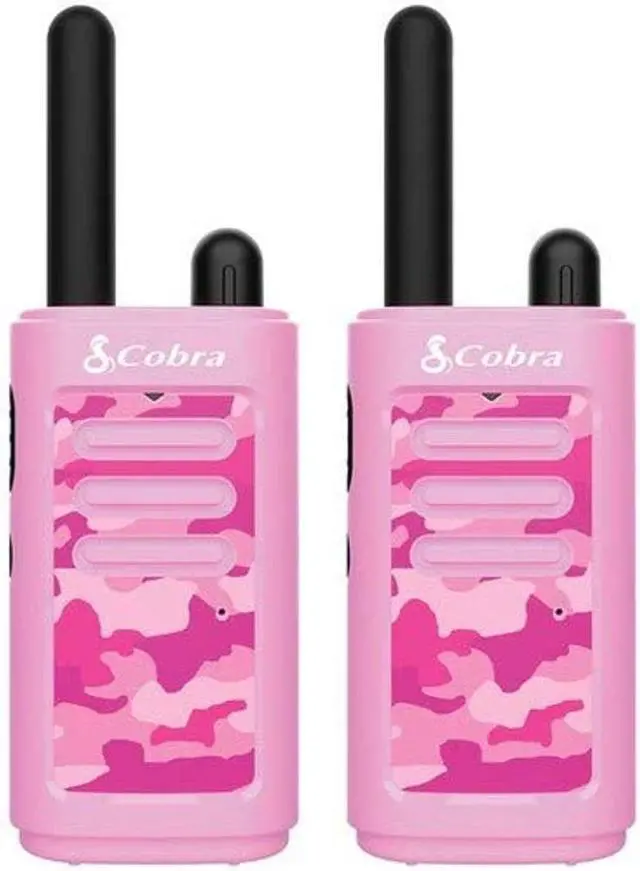 Main image of HE150 P - Kid Friendly Walkie Talkies - 16-Mile Range, 2 Channels Two-Way Radio Set, Pink, (2-Pack)
