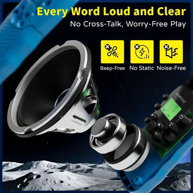 Alt view image 3 of 7 - Rechargeable Walkie Talkies for Kids 3 Pack, Walkie Talkie Toys for Girls Boys, Outdoor Toys/Outside Camping Games for Kids Age 4-8-12, Birthday Gifts for 4 5 6 7 8 9 10 Year Old