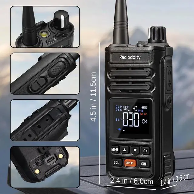 Alt view image 7 of 7 - X1 Pro GMRS Handheld Radio, IP67 Waterproof Walkie Talkies