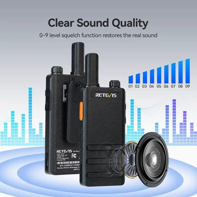 Alt view image 6 of 7 - RT22P,New Version of RT22(2.0),Rechargeable Walkie Talkies for Adults,Compact FRS Two-Way Radios,VOX Handsfree,1620mAh Large Battery,USB C Charger,2 Way Radio for Small Store Hotel(4 Pack)