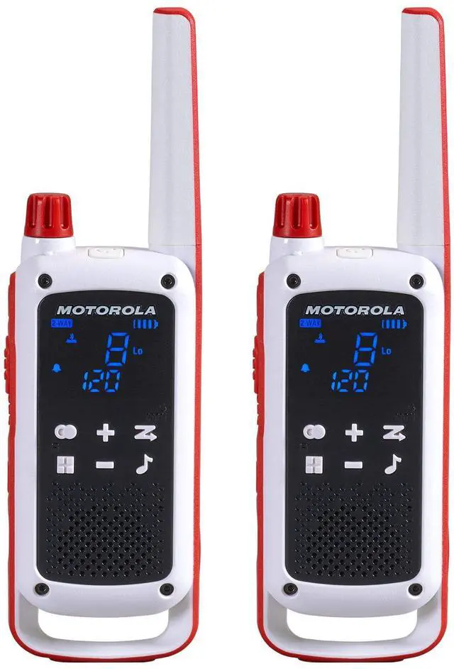 Main image of Red Cross T478 Talkabout White Rechargeable Emergency preparedness 35-Mile 2-Way Radio
