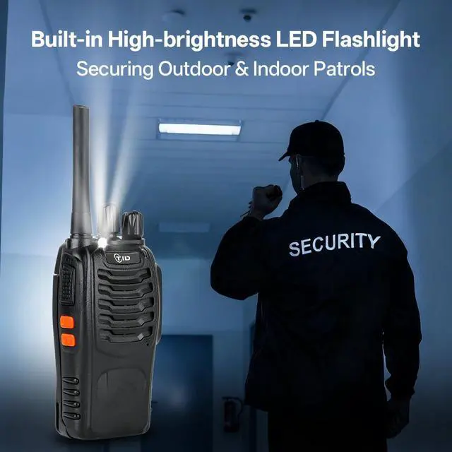 Alt view image 6 of 7 - 5.5-Mile Walkie Talkies Long Range with 6 Way Multi Unit Charger