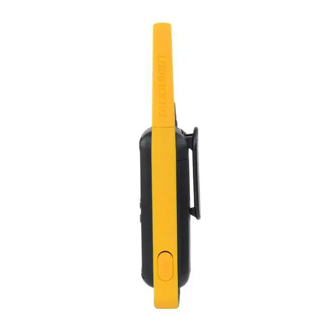 Alt view image 2 of 6 - T470 Two-Way Radio Black W/Yellow Rechargeable Two Pack