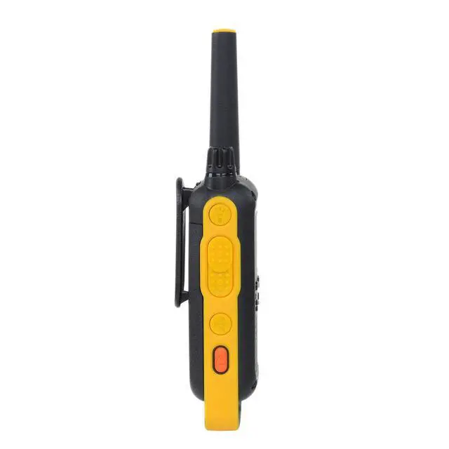 Alt view image 3 of 6 - T470 Two-Way Radio Black W/Yellow Rechargeable Two Pack