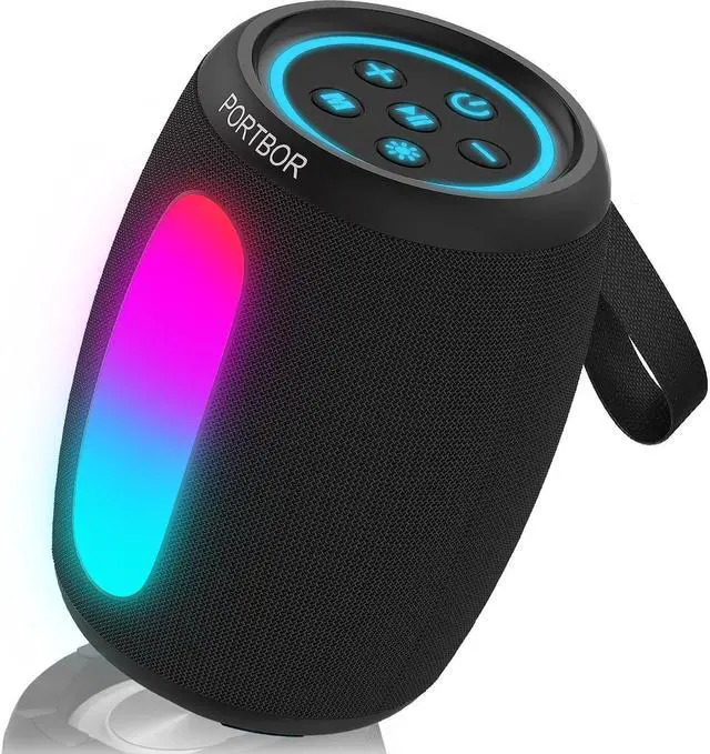 Main image of Portable Bluetooth Speaker, Powerful Stereo Sound, 36H Playtime, IPX5 Waterproof, Wireless BT 5.3,TWS Pairing, Home/Ourtdoor/Beach/Camping/Travel Essentials/School Supplies, Birthday Gifts for Him Her
