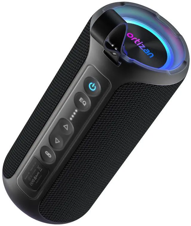 Main image of Portable Bluetooth Speaker Wireless (2nd Gen), 40W Loud Sound and Deep Bass, 30 Hours Playtime, IPX7 Waterproof, TWS for 2 Speakers Pairing for Shower, Outdoor, Electronics Gift (Black)