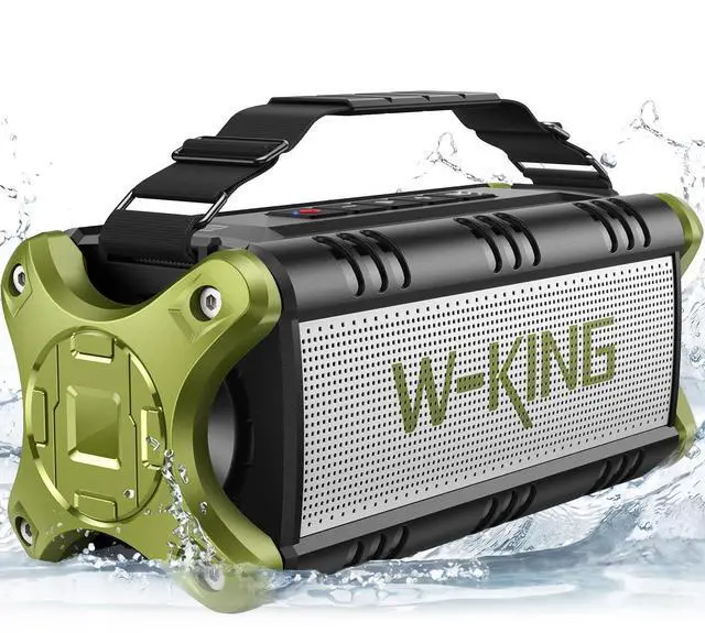 Main image of Portable Speakers Bluetooth Wireless, 90W Max Loud Outdoor Speaker with Deep Bass, IPX6 Waterproof, Floatable, Custom EQ, 40H, Dual Pairing, Subwoofer *2, TF, Large Speaker for Beach/Garage/Jobsite