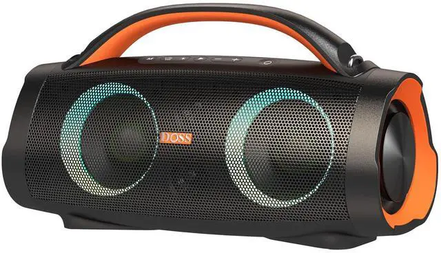 Main image of Extreme Boom Pro 100W Loud Outdoor Speaker, 2+2 Channel, IPX6 Waterproof, Bluetooth 5.3, 20H Playtime, Dynamic Lights, Portable Speaker for Camping, Beach, Pool, Working Outside - Orange