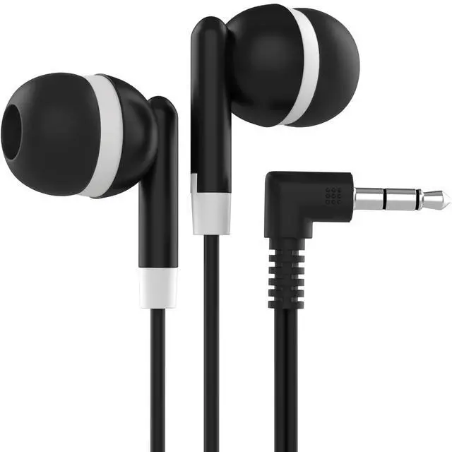 Alt view image 6 of 6 - Bulk Earbuds with 3.5 mm Headphone Plug - 10 Pack Wholesale Bundle - Multi Color
