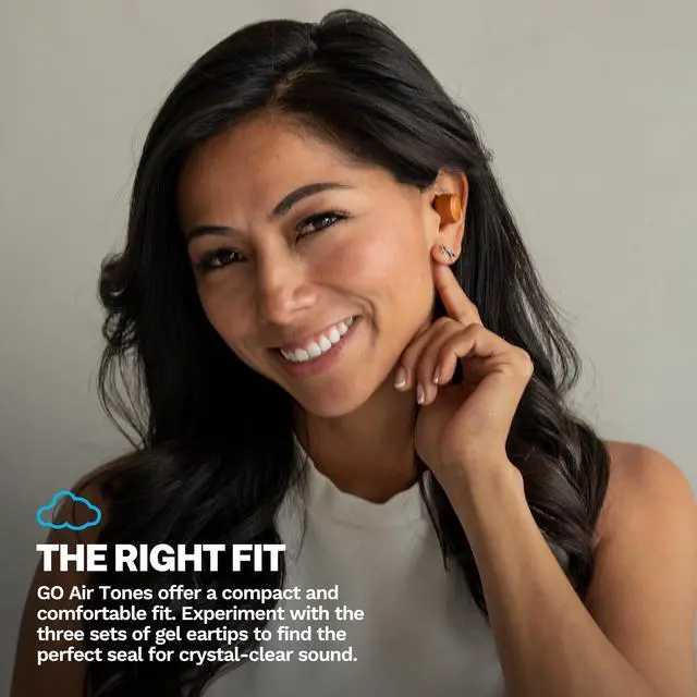 Alt view image 5 of 7 - Go Air Pop+ Tones, True Wireless Earbuds, Bluetooth Earbuds with Microphone, Dual Connect, EQ3 Sound, 7572 W